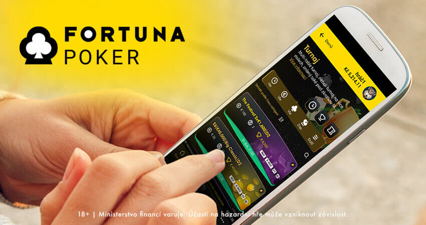 Fortuna Poker aplikace v&nbsp;mobilu – online poker