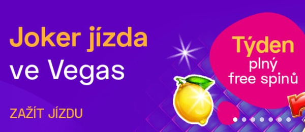 Zapojte se do Joker jízdy ve Vegas u Maxy
