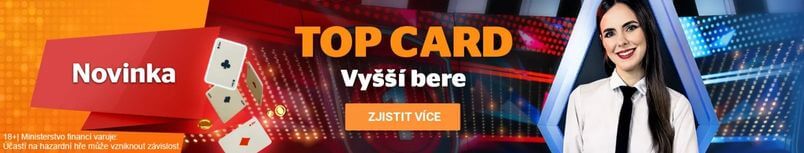 Online hra Top Card v&nbsp;live casinu Chance