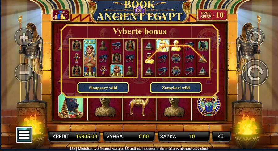 Book of Ancient Egypt s&nbsp;funkcí free spins