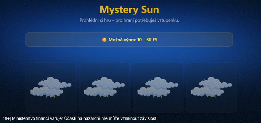 Merkur minihra Mystery Sun