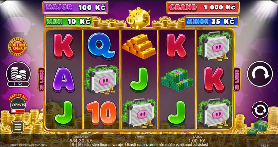 Automat Prize Piggy Win & Spin od Inspired