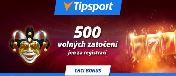 Tipsport casino nabízí vstupní bonus 500 free spinů