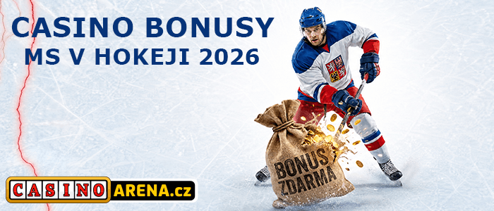 Casino bonusy a&nbsp;akce k&nbsp;MS v&nbsp;hokeji 2026