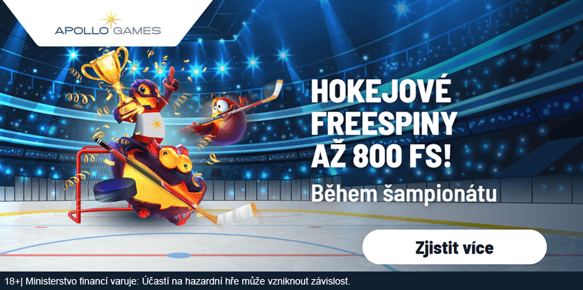 Apollo free spiny během MS v&nbsp;hokeji 2026