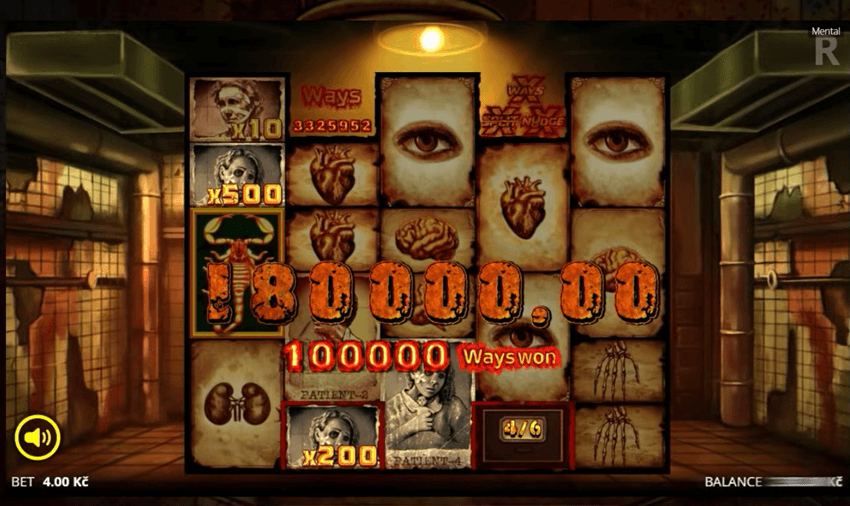 45&nbsp;000násobek sázky na hracím automatu Mental u&nbsp;Apolla