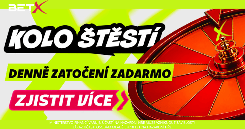 Kolem štěstí v&nbsp;casinu BetX