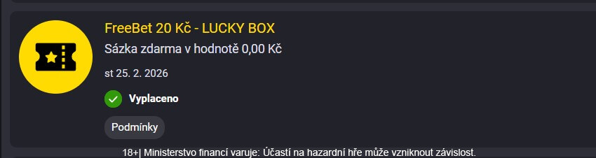 Freebet u&nbsp;Fortuny