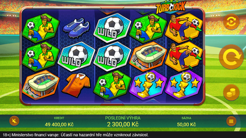 TurboKick od Apollo Games v&nbsp;online casinu SYNOT TIP