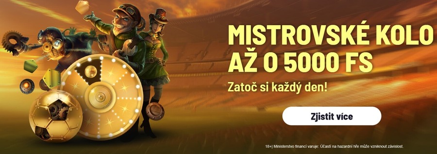 Mistrovské kolo až o&nbsp;5&nbsp;000 FS u&nbsp;Apolla