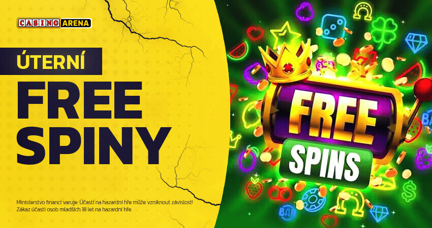 Free spiny dnes v&nbsp;CZ online casinech – 16. 6.&nbsp;2026