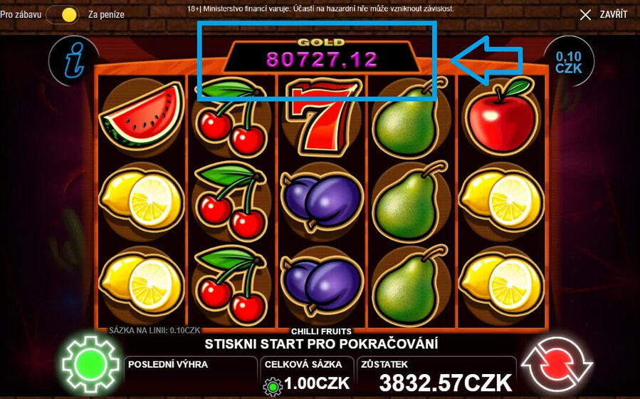 Jackpotové automaty CT Interactive nabízí například Sazka Hry