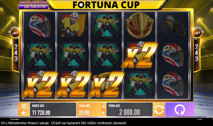 Fortuna Cup 243 – exkluzivní hokejový automat ve Fortuna Casinu