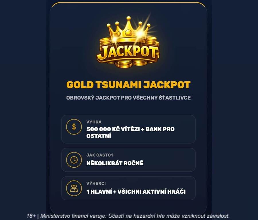 Gold Tsunami Jackpot ve Forbes casinu