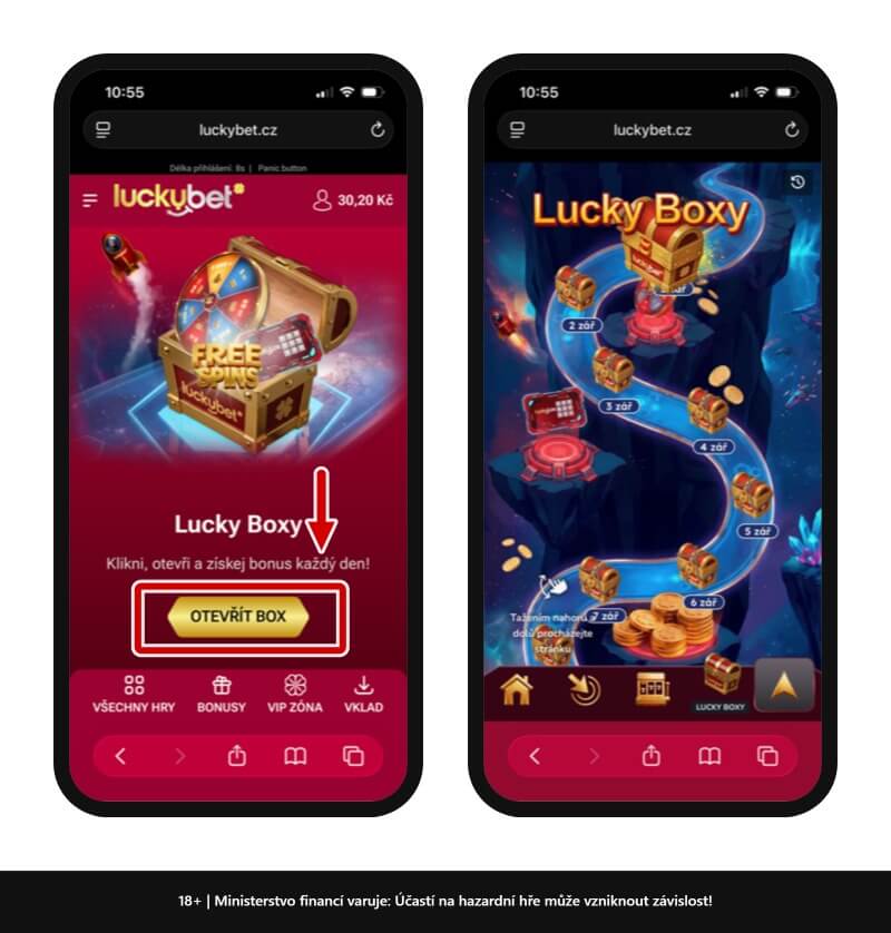 LuckyBet Lucky Boxy
