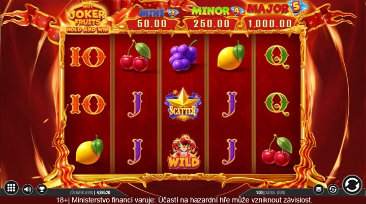 Hot Joker Fruits Hold and Win od 1x2 Network