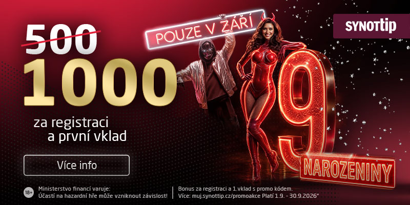 Navýšený registrační bonus v&nbsp;SYNOTTIPu