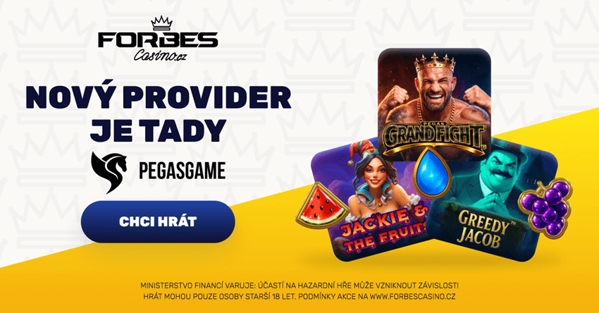 Výrobce hracích automatů PegasGame ve Forbes casinu