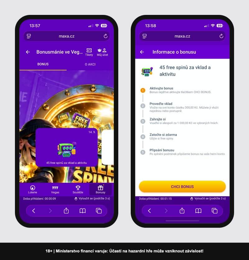 Bonusmanie ve Vegas – odhalení dnešního bonusu