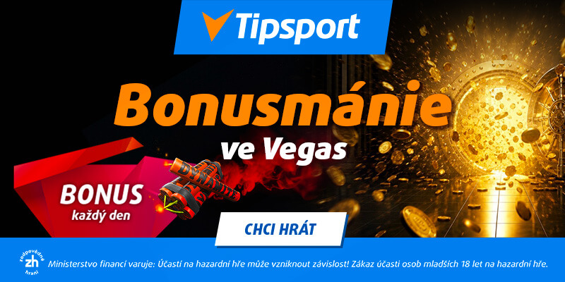 Bonusmanie ve Vegas u&nbsp;Tipsportu