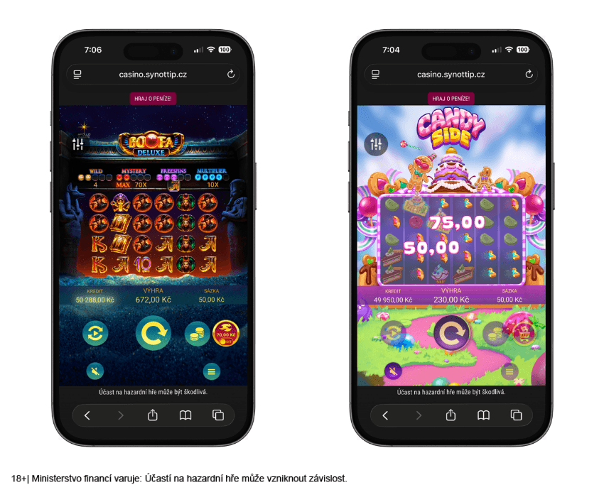 Boofa Deluxe a&nbsp;Candy Side od Apollo Games v&nbsp;online casinu SYNOT TIP