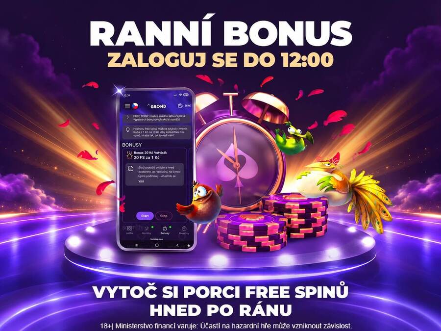 Ranní bonus u&nbsp;Grandwinu