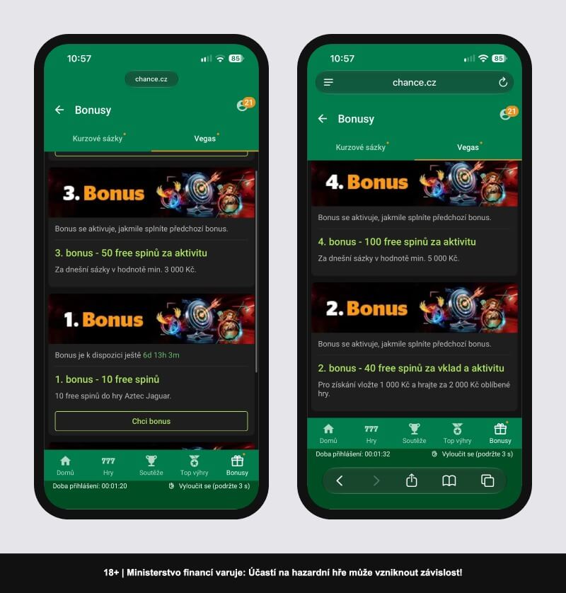 Přehled misí akce SYNOT Mise ve Vegas