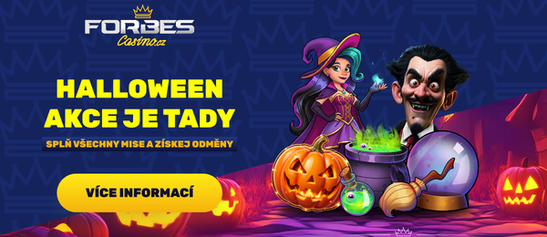 V online casinu Forbes probíhá Halloweenská akce.