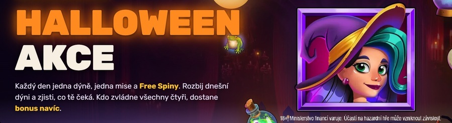 V online casinu Forbes probíhá Halloweenská akce.