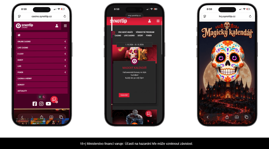 Magický kalendář v&nbsp;online casinu SYNOT TIP